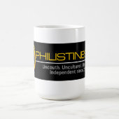 大きいペリシテ人のMCのコーヒー・マグ コーヒーマグカップ (中央)