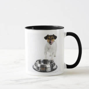 大きいボールを持つ犬 マグカップ