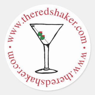大きいマルティーニの円のステッカー- ラウンドシール