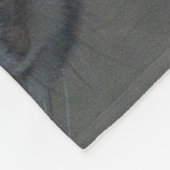 大きいユキヒョウのフリースブランケット フリースブランケット (角)