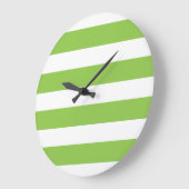 大きいライムグリーンの柱時計 ラージ壁時計 (傾斜)