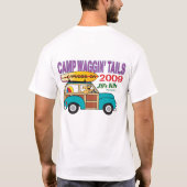 大きいロゴの倍はワイシャツ味方しました Tシャツ (裏面)