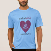 大きいロゴの前部-個人化なるべき背部利用できる Tシャツ (正面)