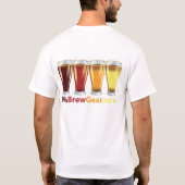 大きいロゴの背部を持つ醸造物の乗組員 Tシャツ (裏面)