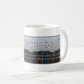 大きいロゴのTWtMの本のマグ コーヒーマグカップ (正面右)