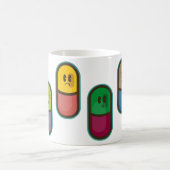 大きい丸薬コップ コーヒーマグカップ (中央)