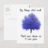 大きい事は小さい始めます ポストカード (正面/裏面)