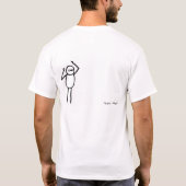 大きい人/小さい人のTシャツ Tシャツ (裏面)