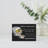 大きい介護者のプロフェッショナル 名刺 (スタンド正面)