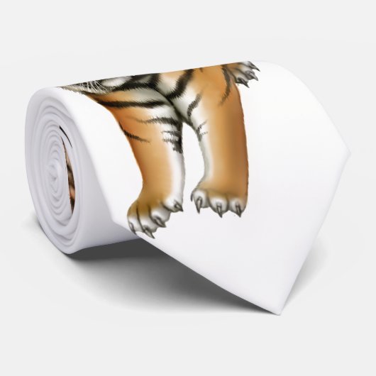 大きい伸張のベンガルトラのタイ ネクタイ (ロール)