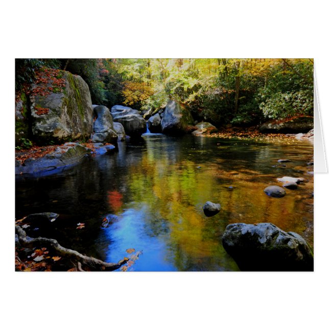 大きい入り江の反射 (正面横)