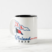 大きい内陸の2010年のBurgeeの汚れた古い船員のマグ ツートーンマグカップ (正面左)