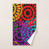 大きい円 バスタオルセット (ハンドタオル)