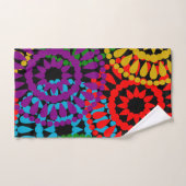 大きい円 バスタオルセット (ハンドタオル)