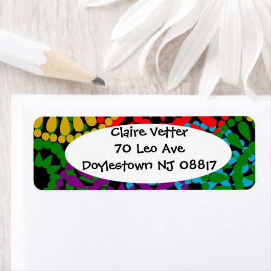 大きい円 ラベル (インサイチュ)