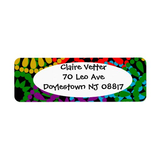 大きい円 ラベル (正面)