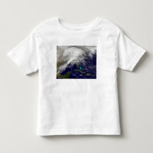 大きい冬の嵐の衛星眺め トドラーTシャツ