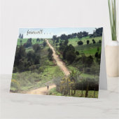 大きい別れのトラック カード (正面)