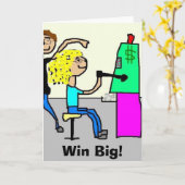 大きい勝利! カード (黄色い花)