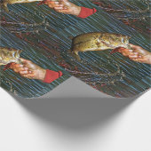 大きい口の低音のヴィンテージのアンティークの写真撮影 ラッピングペーパー (角)