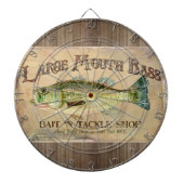 大きい口の低音の漁師の小屋木板 ダーツボード (正面)