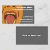 大きい口の名刺 名刺 (正面/裏面)