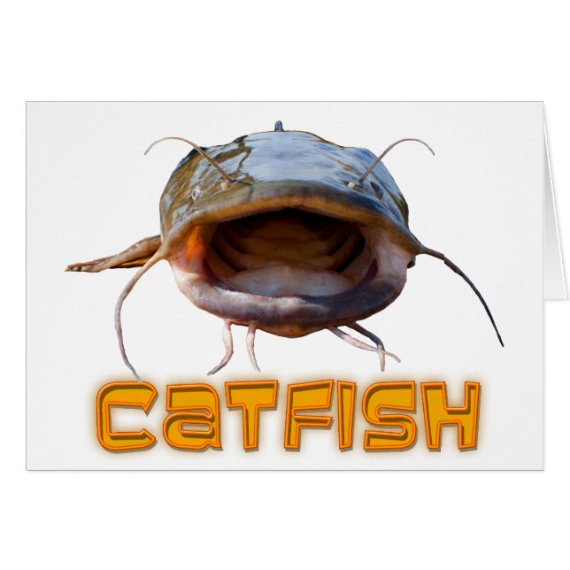 大きい口の魚釣り (正面横)