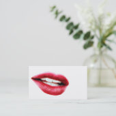 大きい口 名刺 (スタンド正面)