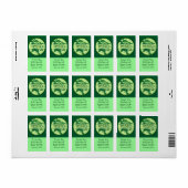 大きい四角形のPESTOラベル ラベル (フルシート)