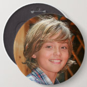 大きい大きいカスタムフォトボタン 缶バッジ (正面&裏面)