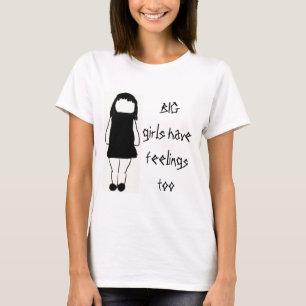 大きい女の子にfeelingstooがあります tシャツ