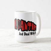 大きい女の子のパンティーのマグ コーヒーマグカップ (正面右)