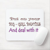 大きい女の子のパンティー マウスパッド (マウス)