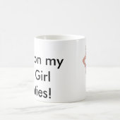 大きい女の子のマグ コーヒーマグカップ (中央)