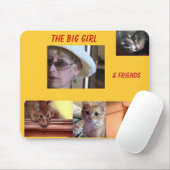 大きい女の子の四つ組のマウスパッド マウスパッド (マウス)