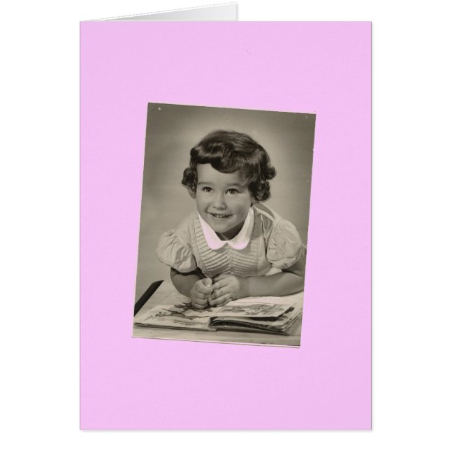 大きい女の子カード (正面)