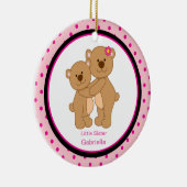 大きい妹くまのオーナメント セラミックオーナメント (右)