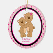 大きい妹くまのオーナメント セラミックオーナメント (左)