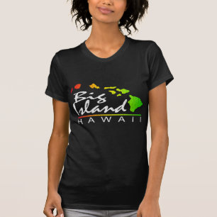 大きい島ハワイ(動揺してなデザイン) Tシャツ