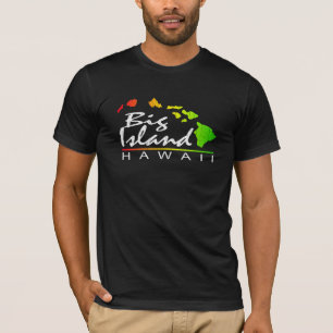 大きい島ハワイ(動揺してなデザイン) Tシャツ