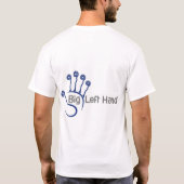 大きい左手 Tシャツ (裏面)