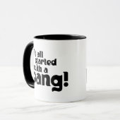 大きい強打のマグ マグカップ (正面左)