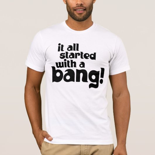 大きい強打のワイシャツ Tシャツ (正面)