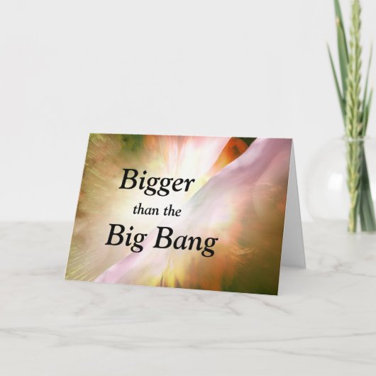 大きい強打の卒業カード カード (正面)