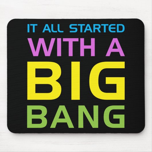 大きい強打 マウスパッド (正面)