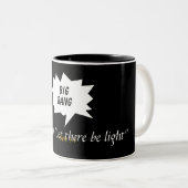 大きい強打-黒いマグ ツートーンマグカップ (正面右)