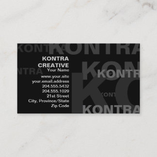 大きい影響を与える文字の名刺 名刺