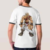 大きい彼Lok Tシャツ (裏面フル)