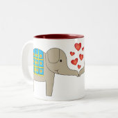 大きい愛マグ ツートーンマグカップ (正面左)