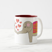 大きい愛マグ ツートーンマグカップ (正面右)